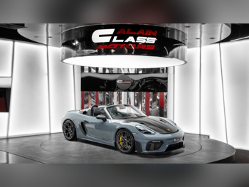 بورش  718  سبايدر اراس  2023  اوتوماتيك  1,167 كم  6 سلندر  دفع خلفي  كشف  رمادي