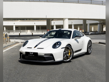 بورش  911  جي تي 3  2022  اوتوماتيك  51,000 كم  6 سلندر  دفع خلفي  كوبيه \ سبورت  أبيض  تحت الضمان