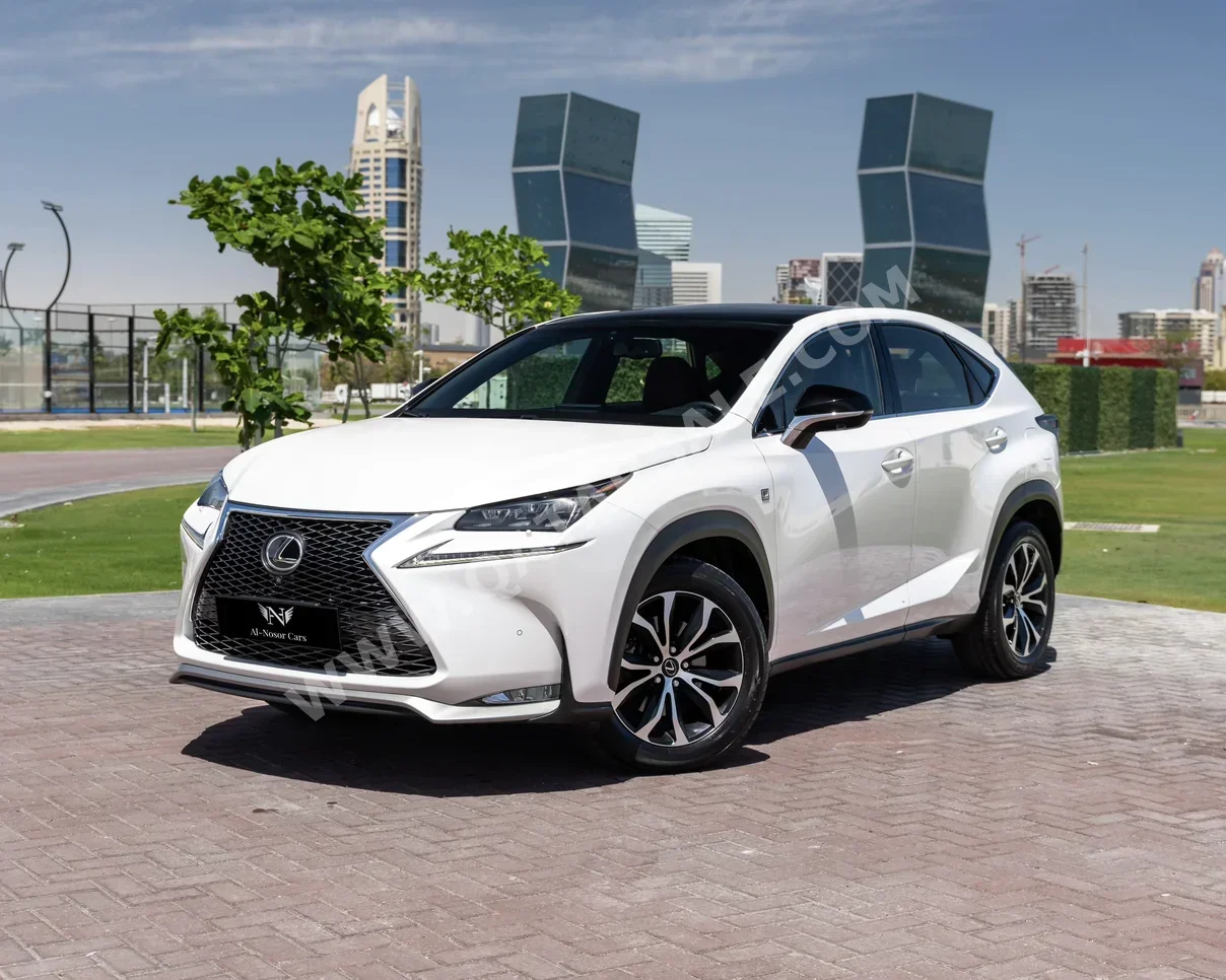 Lexus  NX  200t F Sport  2017  Automatic  108,000 Km  4 Cylinder  Four Wheel Drive (4WD)  SUV  White