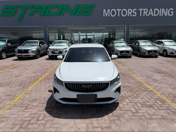 Geely  Emgrand  2024  Automatic  59,000 Km  4 Cylinder  Front Wheel Drive (FWD)  Sedan  White  With Warranty