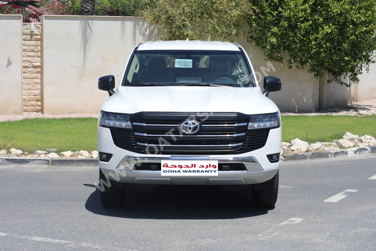 تويوتا لاند كروزر جي اكس 2026 اوتوماتيك 0 كم 6 سلندر دفع رباعي اس يو في أبيض تحت الضمان