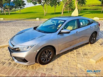 Honda  Civic  4 Cylinder  Sedan  Silver  2020