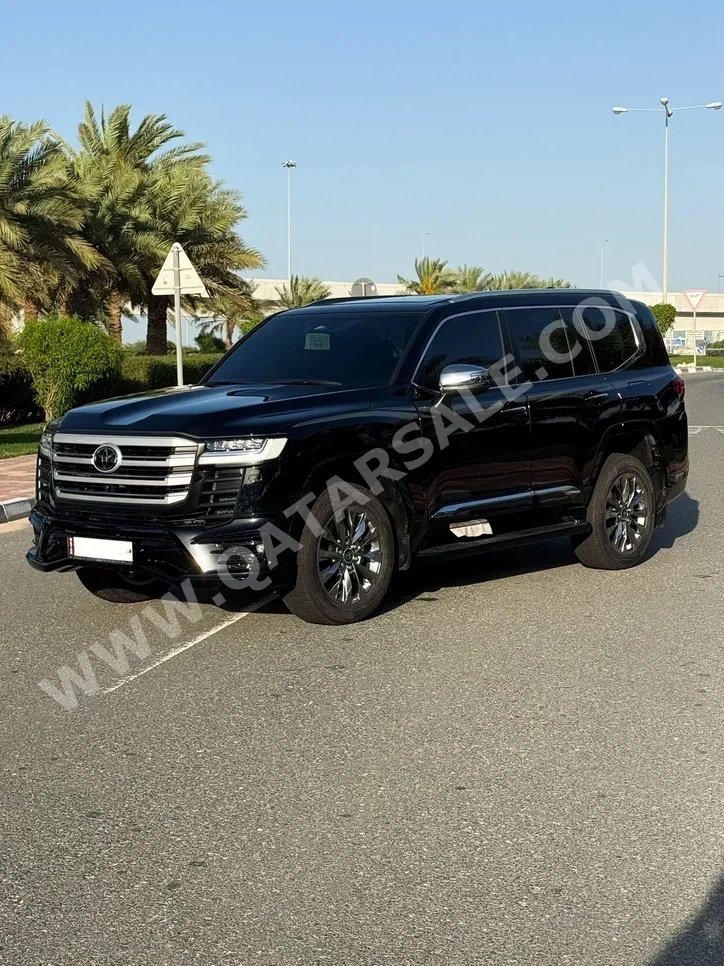 تويوتا لاند كروزر في اكس ار توين توربو 2025 اوتوماتيك 5,000 كم 6 سلندر دفع رباعي اس يو في أسود تحت الضمان