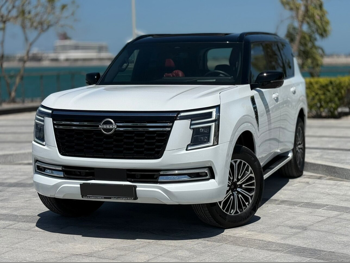 نيسان  باترول  بلاتنيوم  2025  اوتوماتيك  20,000 كم  6 سلندر  دفع رباعي  اس يو في  أبيض  تحت الضمان