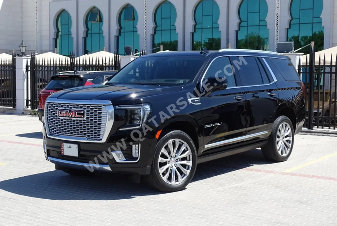 جي ام سي  يوكون  دينالي  2023  اوتوماتيك  23,000 كم  8 سلندر  دفع رباعي  اس يو في  أسود  تحت الضمان