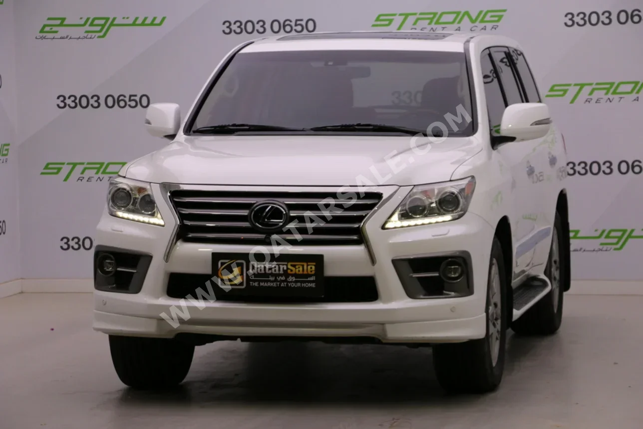لكزس  ال اكس  570 اس  2015  اوتوماتيك  199,600 كم  8 سلندر  دفع رباعي  اس يو في  أبيض لؤلؤي