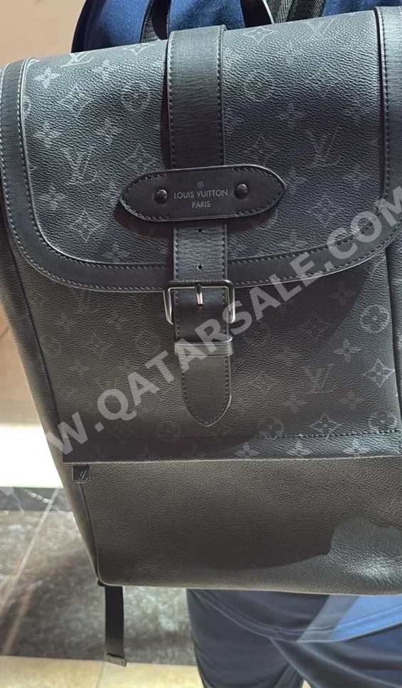 Backpacks  - Louis Vuitton  - Black  - Vegan Leather  - Unisex
