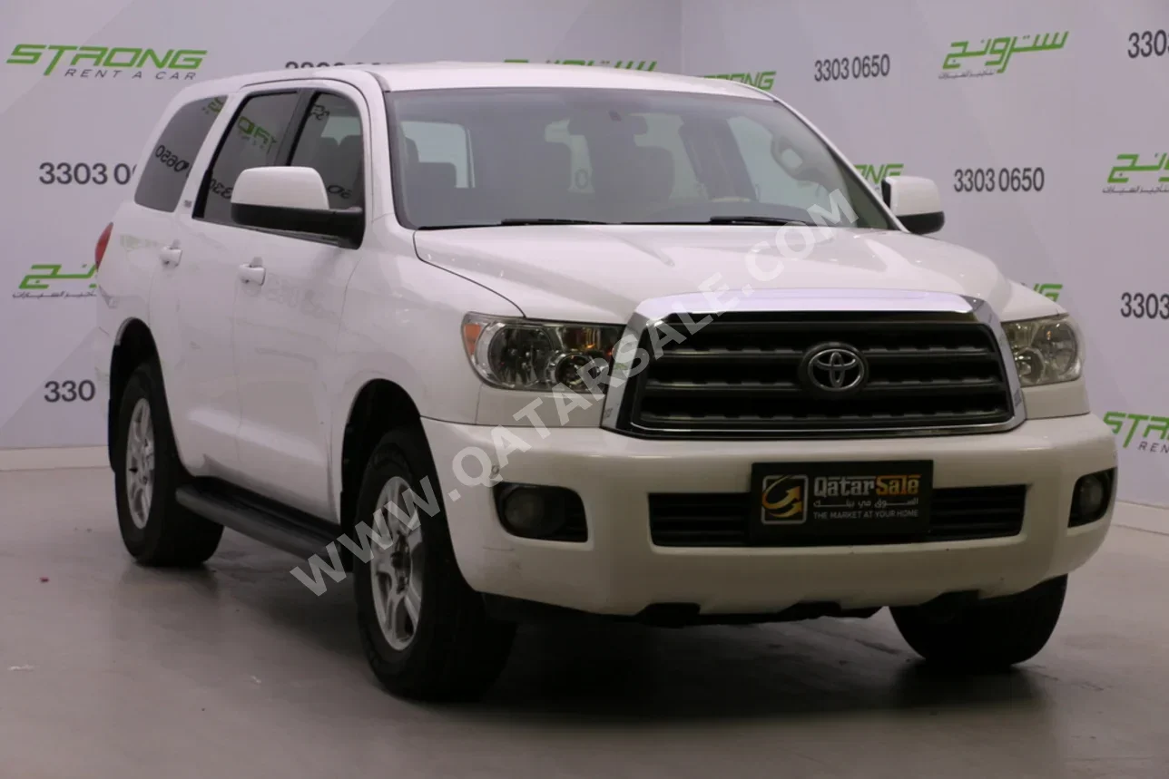 تويوتا  سكويا  اس ار 5  2012  اوتوماتيك  242,000 كم  8 سلندر  دفع رباعي  اس يو في  أبيض