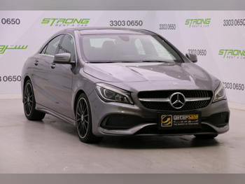 Mercedes-Benz  CLA  250  2018  Automatic  93,000 Km  4 Cylinder  Rear Wheel Drive (RWD)  Sedan  Gray