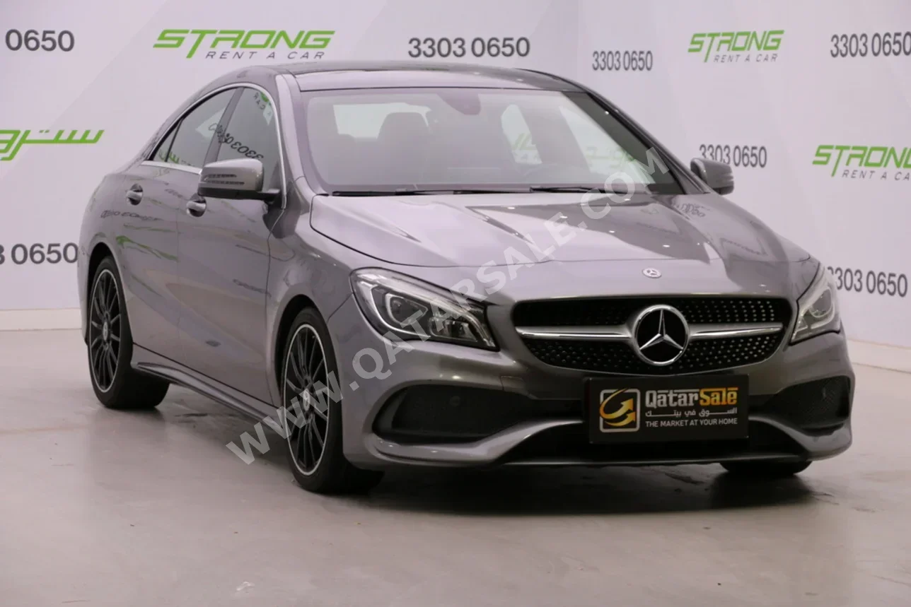 مرسيدس - بنز  سي ال ايه  250  2018  اوتوماتيك  93,000 كم  4 سلندر  دفع خلفي  سيدان  رمادي