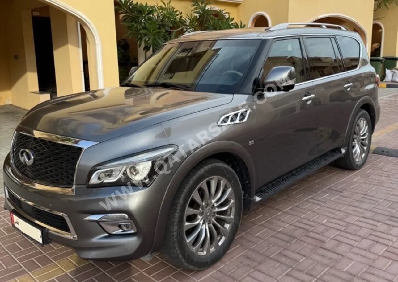 Infiniti  QX  80  2016  Automatic  154,200 Km  8 Cylinder  Four Wheel Drive (4WD)  SUV  Gray