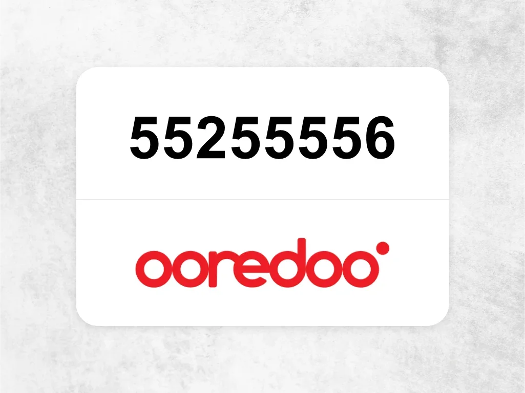 Ooredoo Mobile Phone  55255556