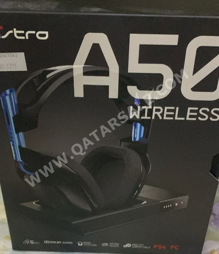 Headset And Speakers - Astro - Black / Blue - Wireless - With Microphone
