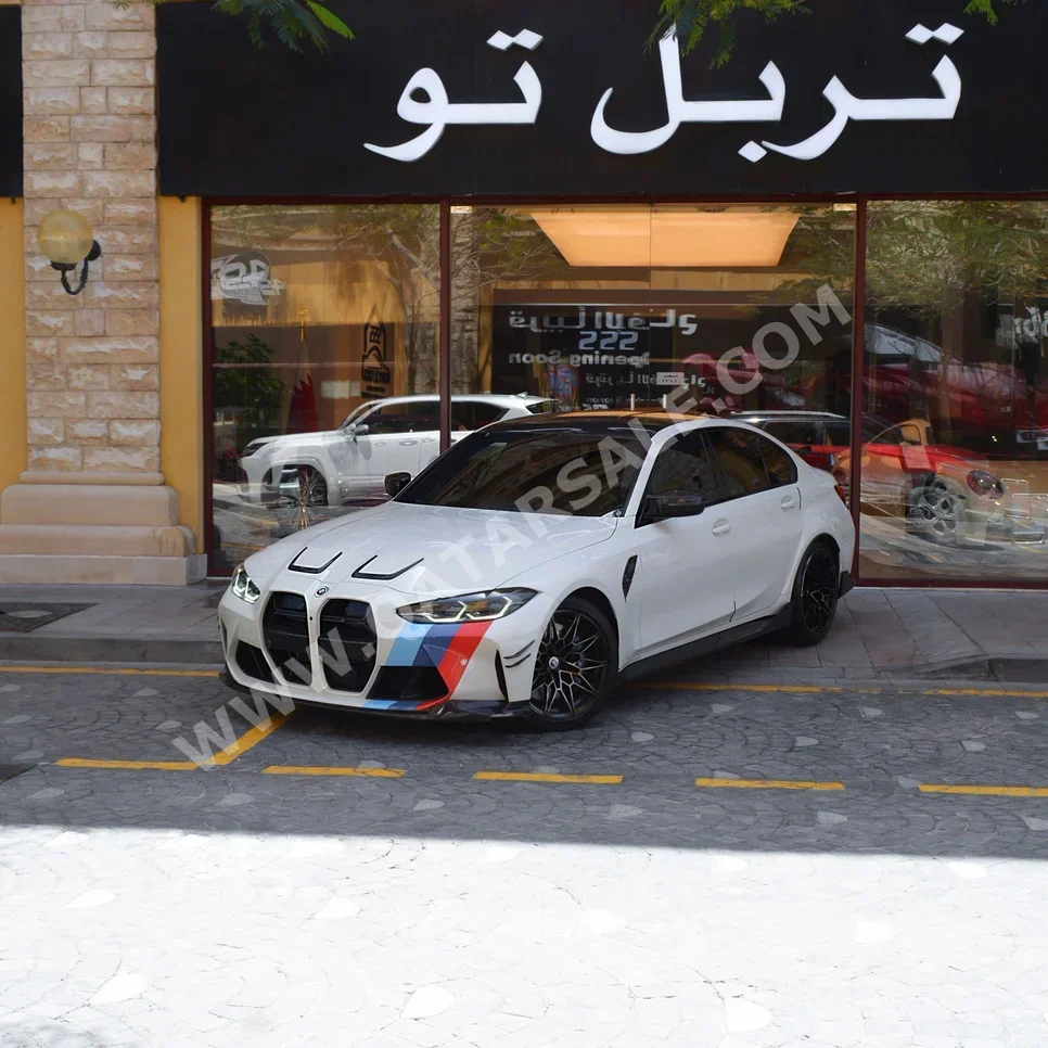 BMW  M-Series  3 Competition  2022  Automatic  68,860 Km  6 Cylinder  Rear Wheel Drive (RWD)  Sedan  White  With Warranty