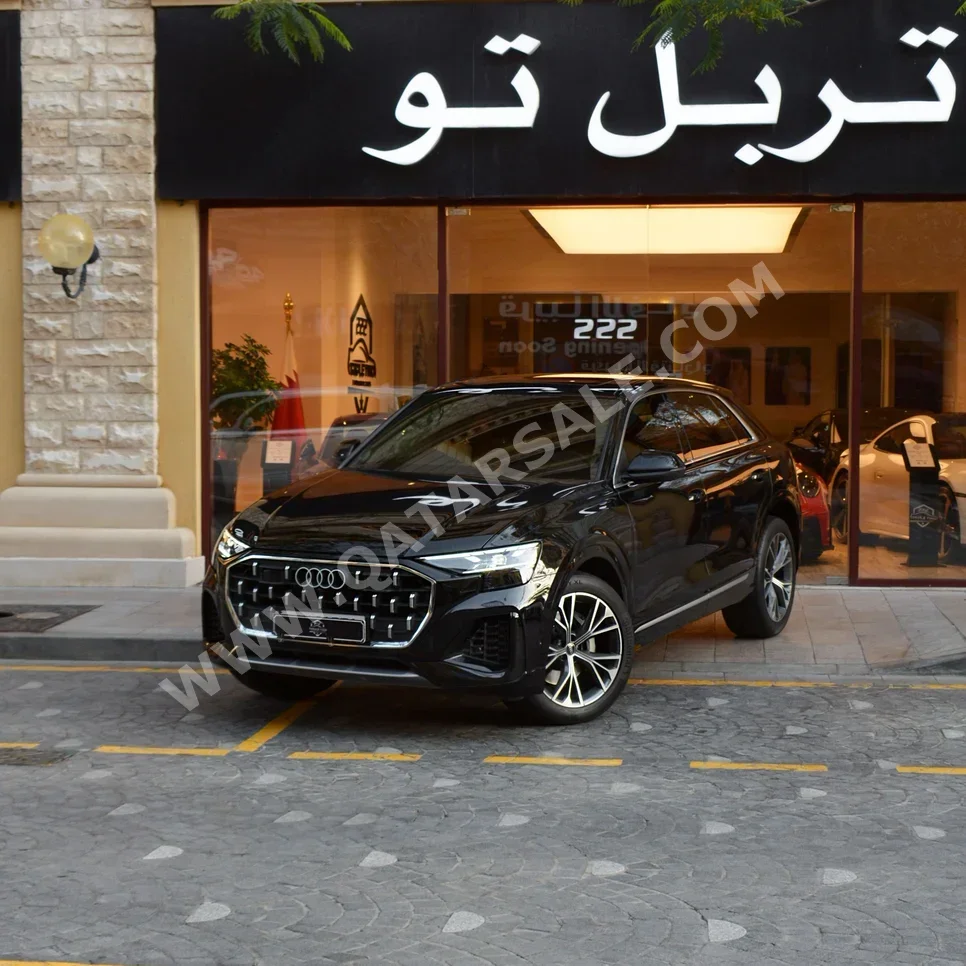 Audi Q8 S-Line 2024 Automatic 10,500 Km 6 Cylinder All Wheel Drive (AWD) SUV Black With Warranty