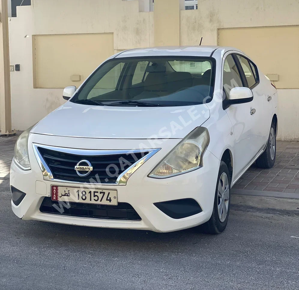 Nissan  Sunny  2019  Automatic  155,000 Km  4 Cylinder  Front Wheel Drive (FWD)  Sedan  White