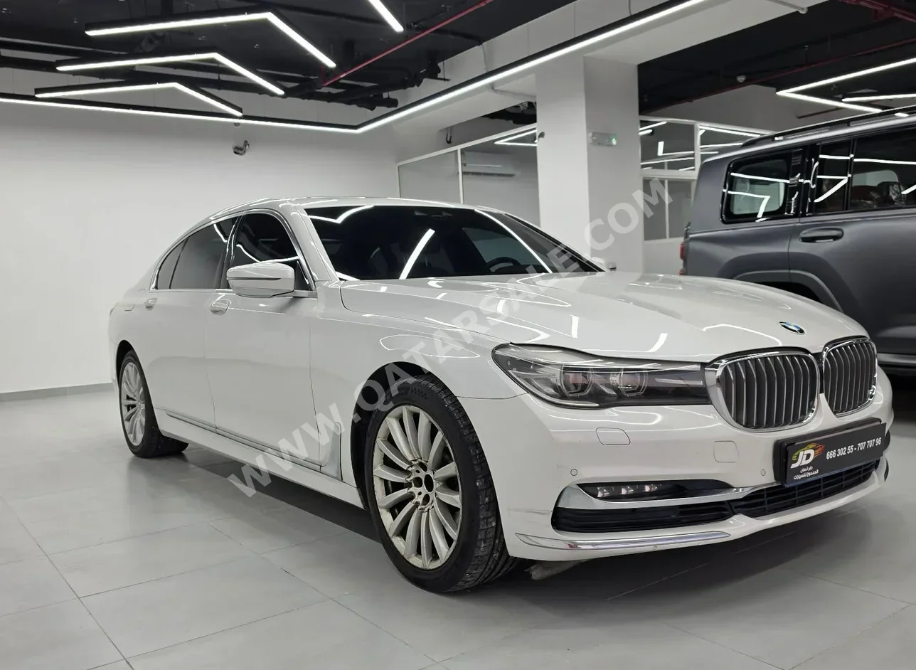 BMW 7-Series 730 Li 2017 Automatic 124,000 Km 6 Cylinder Rear Wheel Drive (RWD) Sedan White