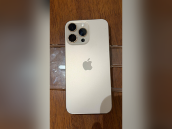 هواتف نقالة ابل - ايفون 16 - برو ماكس - تيتانيوم طبيعي - 256 جيجابايت - تحت الضمان