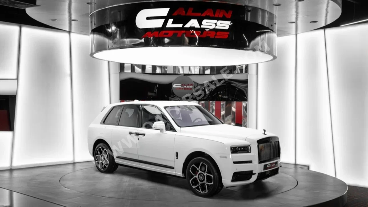 Rolls-Royce  Cullinan  Black Badge  2020  Automatic  22,820 Km  12 Cylinder  All Wheel Drive (AWD)  SUV  White