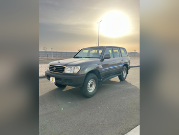 تويوتا  لاند كروزر  جي اكس ار  1999  عادي  400,000 كم  6 سلندر  دفع رباعي  اس يو في  رمادي