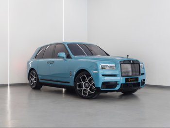 Rolls-Royce  Cullinan  2021  Automatic  31,250 Km  12 Cylinder  All Wheel Drive (AWD)  SUV  Blue  With Warranty