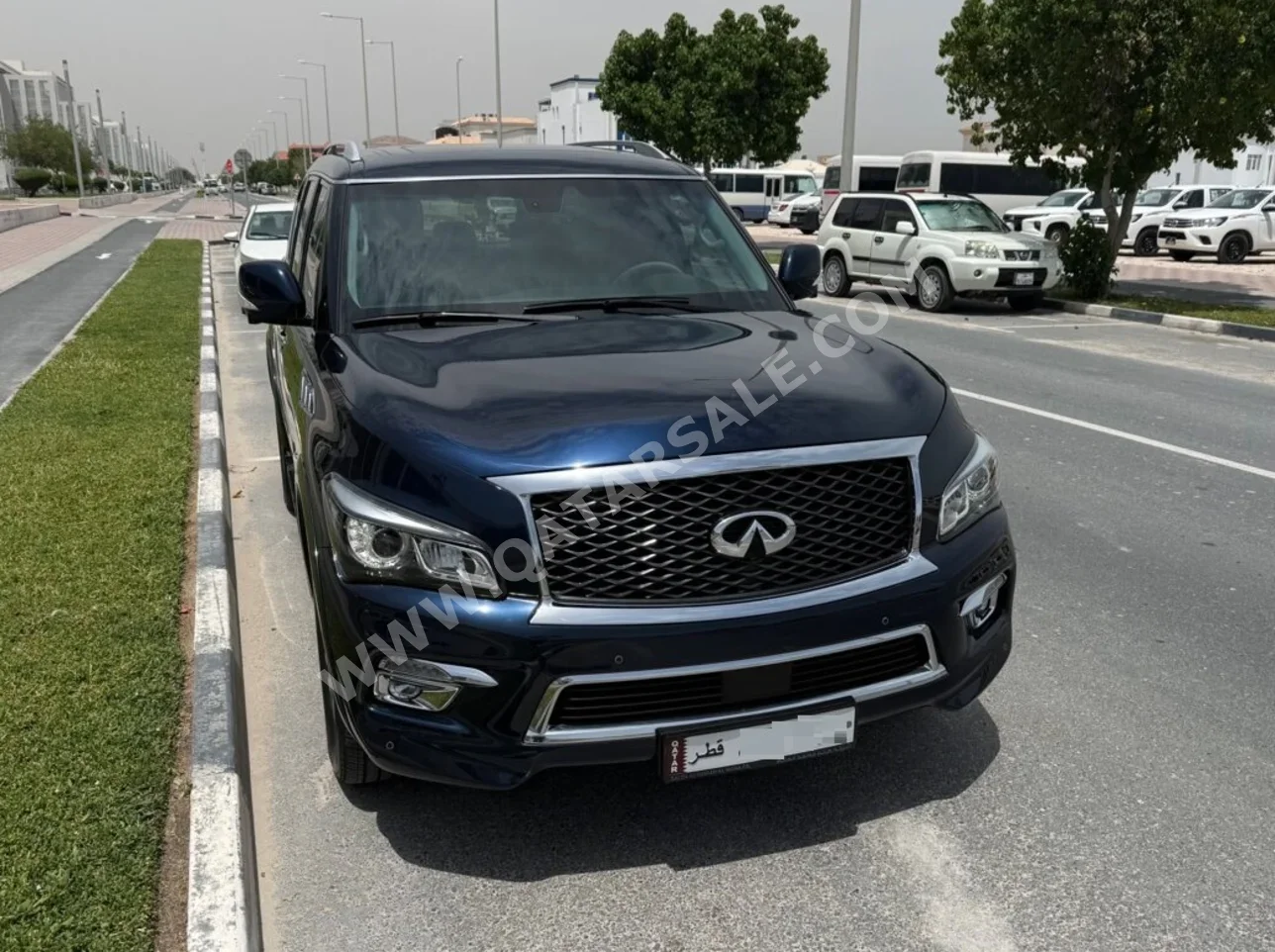 Infiniti  QX  80  2015  Automatic  115,000 Km  8 Cylinder  Four Wheel Drive (4WD)  SUV  Dark Blue