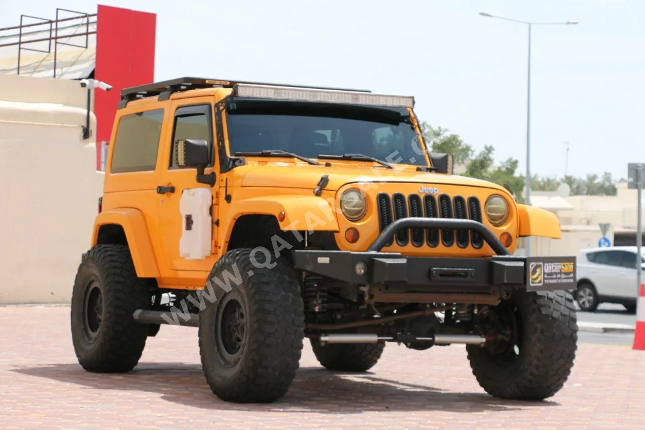 Jeep Wrangler Sahara 2012 Automatic 152,000 Km 6 Cylinder Four Wheel Drive (4WD) SUV Yellow