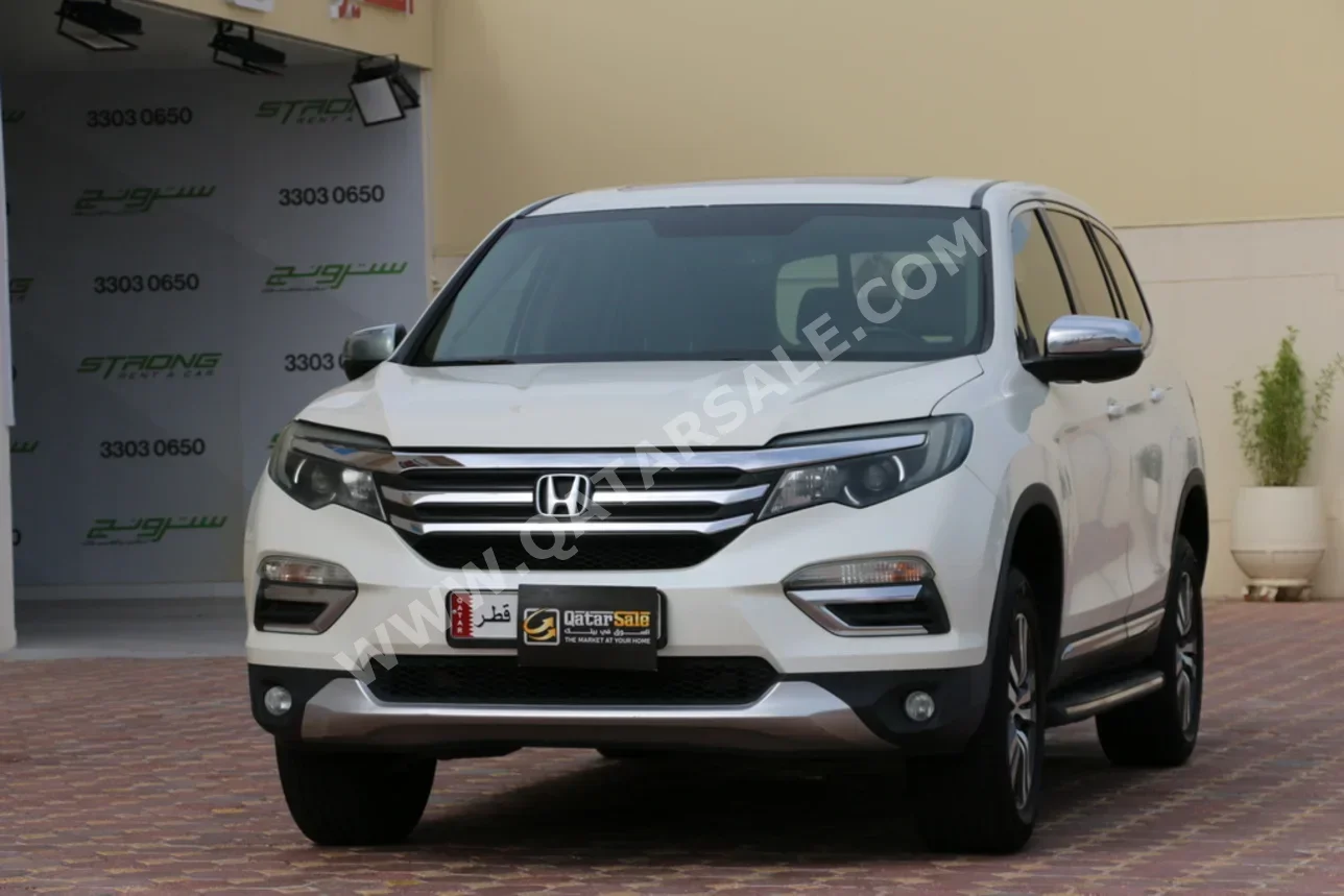 Honda Pilot Touring 2016 Automatic 181,000 Km 6 Cylinder Four Wheel Drive (4WD) SUV White
