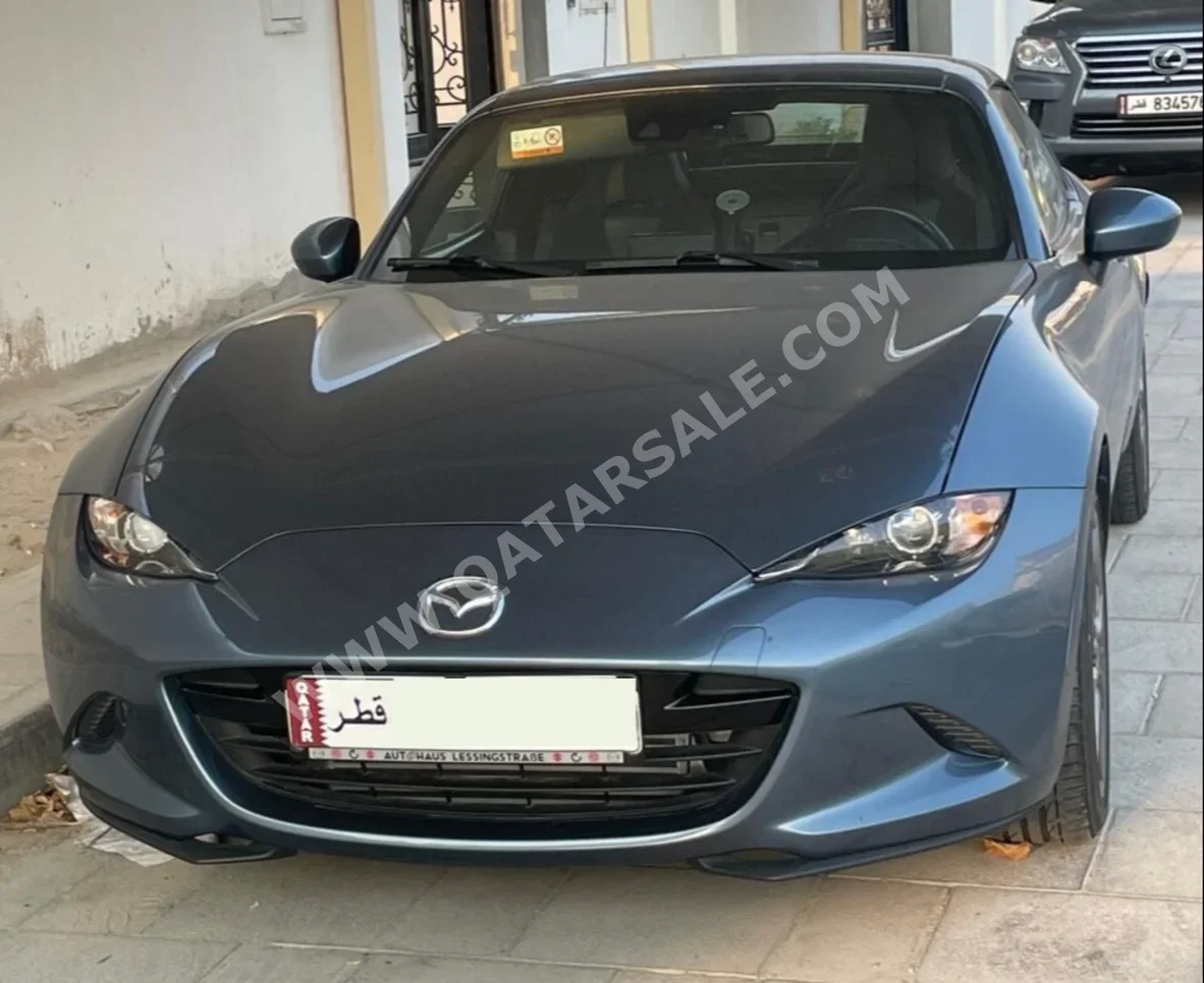 Mazda MX 5 2018 Manual 80,000 Km 4 Cylinder Rear Wheel Drive (RWD) Convertible Blue