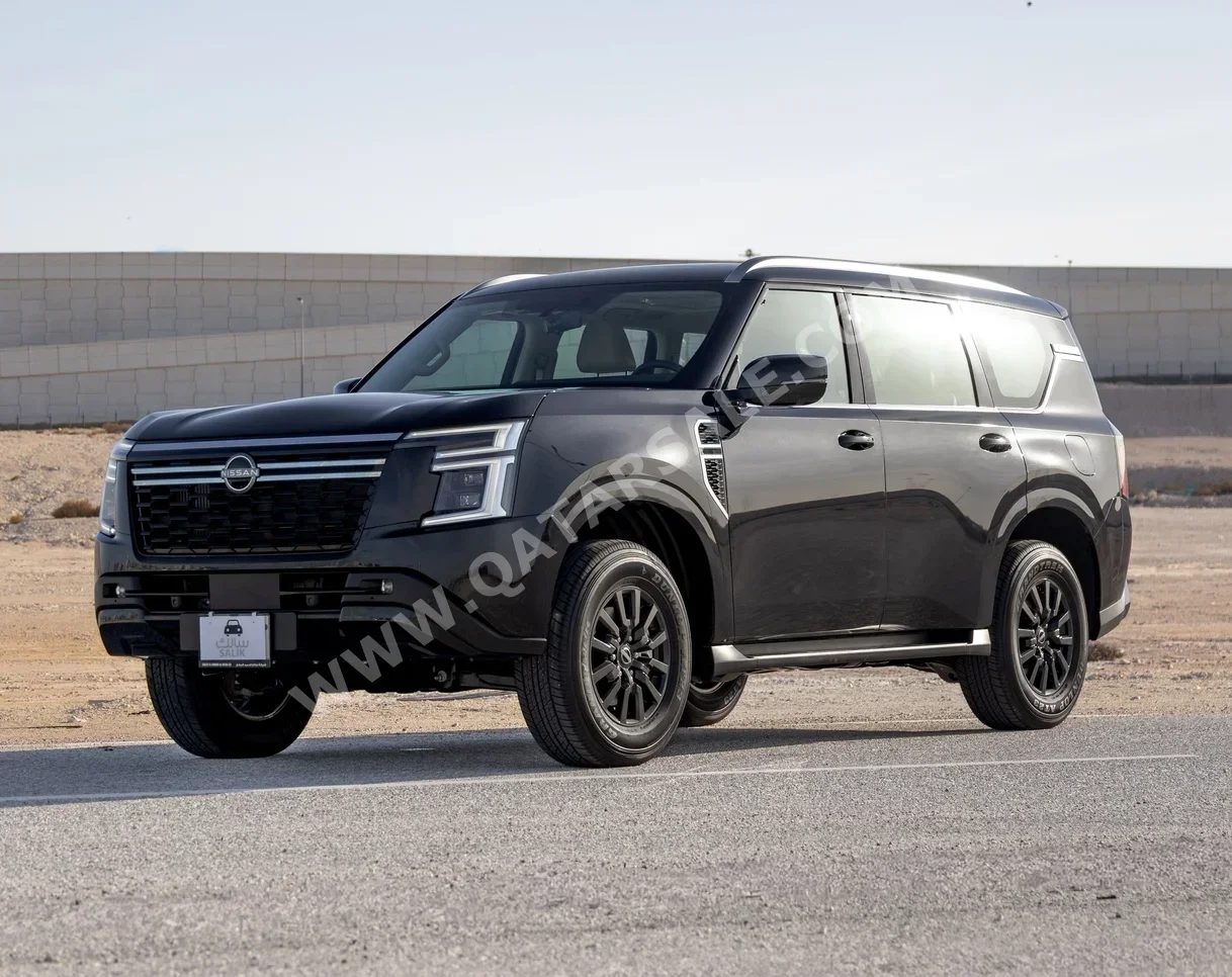 نيسان باترول 6 سلندر إس يو في 4 في 4 أسود 2026