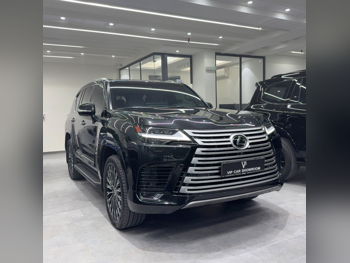 Lexus  LX  600 Luxury  2024  Automatic  49,000 Km  6 Cylinder  Four Wheel Drive (4WD)  SUV  Black  With Warranty