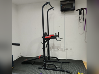 معدات رياضية / تمارين - ستاند ضغط - أسود - قابل للنفخ