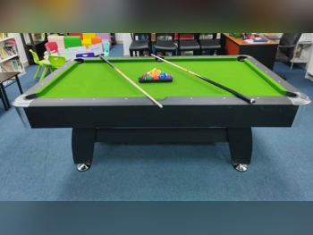 Green and Black  Billiard Table