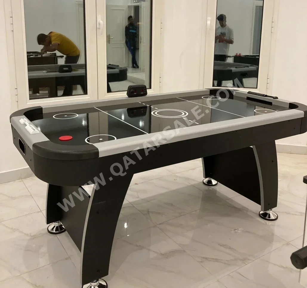 Black & Silver  Hockey Table