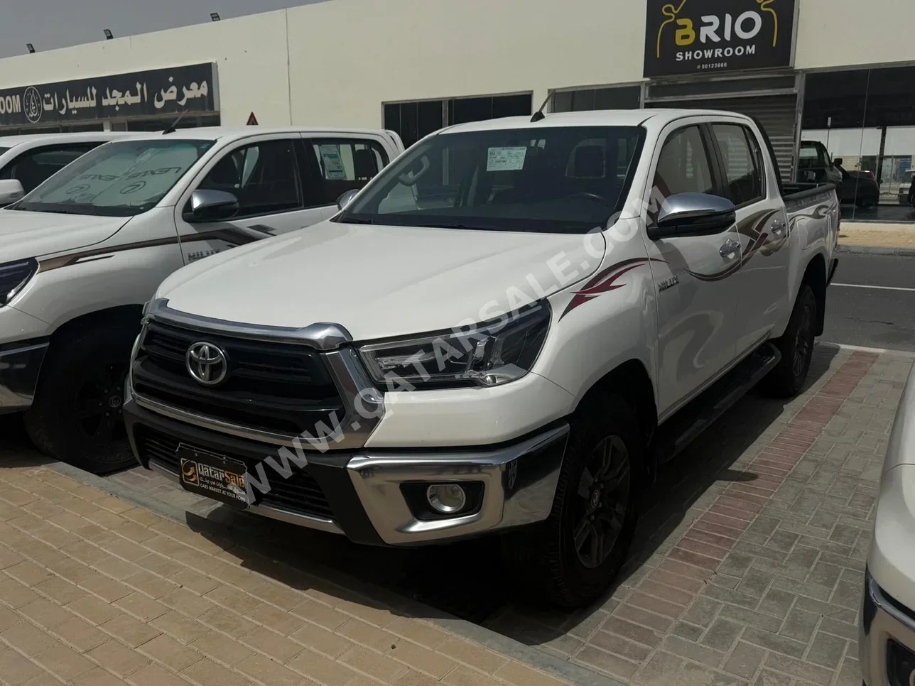 تويوتا  هاي لوكس  اس ار 5  2025  اوتوماتيك  35,000 كم  4 سلندر  دفع رباعي  بيكب  أبيض  تحت الضمان