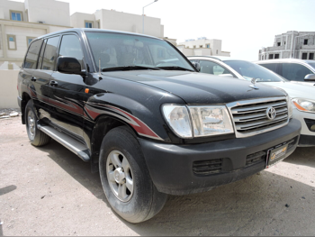 تويوتا  لاند كروزر  جي اكس ار  2005  عادي  405,000 كم  6 سلندر  دفع رباعي  اس يو في  أسود