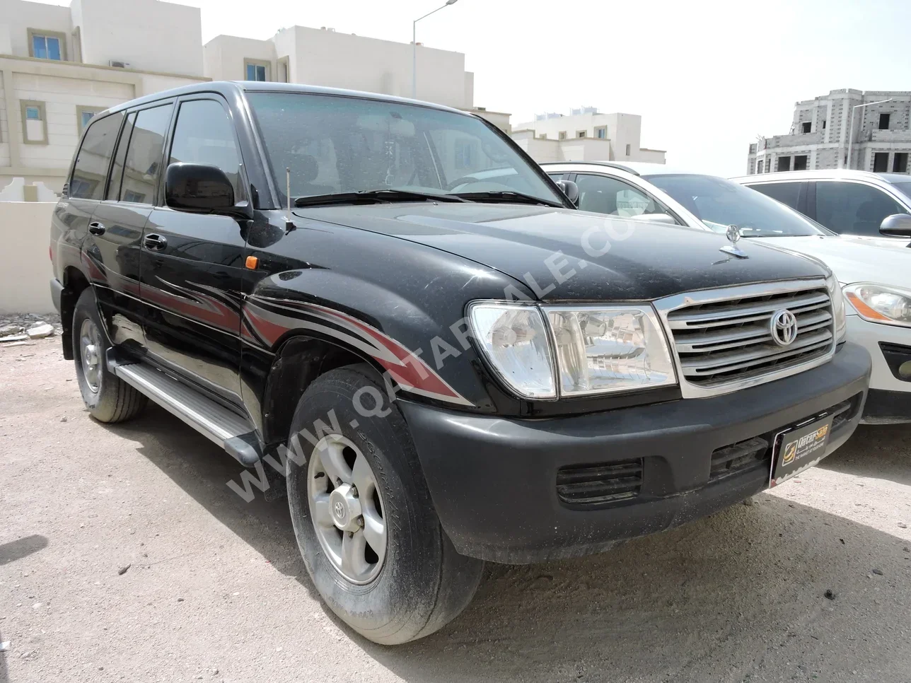 تويوتا لاند كروزر جي اكس ار 2004 عادي 405,000 كم 8 سلندر دفع رباعي اس يو في أسود