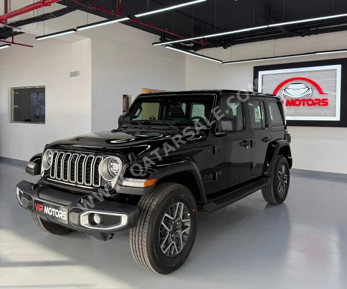 Jeep Wrangler Sport 2025 Automatic 0 Km 6 Cylinder Four Wheel Drive (4WD) SUV Black With Warranty