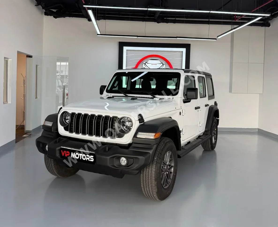 Jeep  Wrangler  Sahara  2025  Automatic  0 Km  6 Cylinder  Four Wheel Drive (4WD)  SUV  White  With Warranty