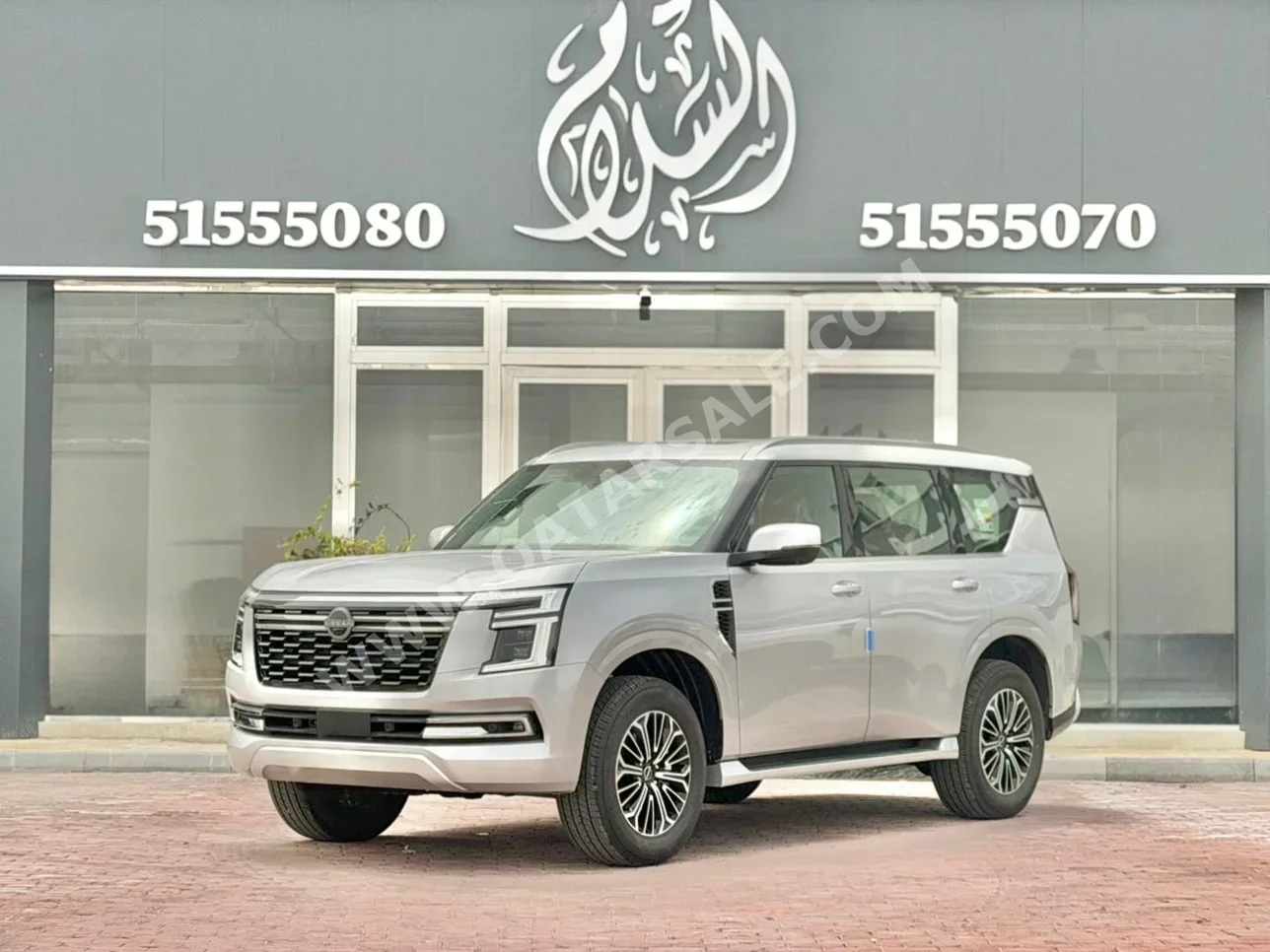 نيسان باترول بلاتنيوم 2026 اوتوماتيك 0 كم 8 سلندر دفع رباعي اس يو في فضي تحت الضمان