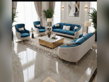 Sofas, Couches & Chairs Sofa Set  - Velvet  - Turquoise