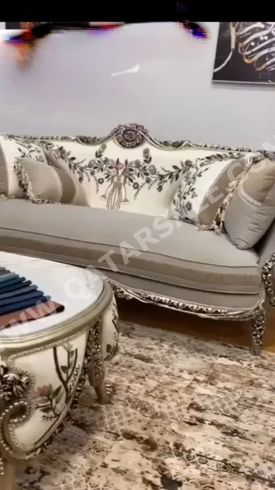 Sofas, Couches & Chairs Sofa Set - Multi-Color and Side Tables