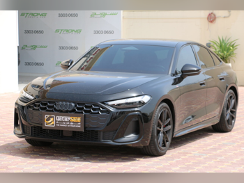 Audi  A5  S-Line  2025  Automatic  5,200 Km  4 Cylinder  All Wheel Drive (AWD)  Sedan  Black  With Warranty