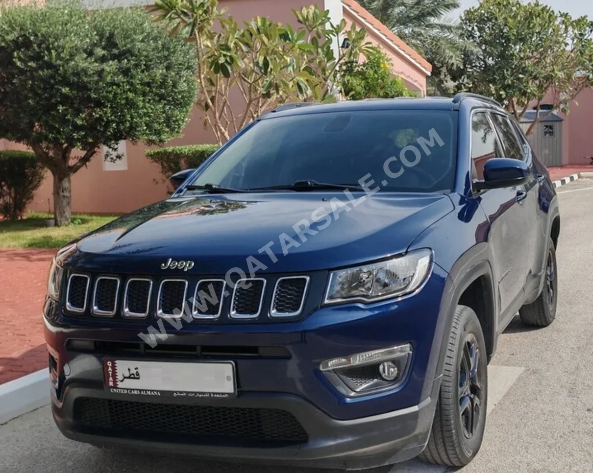 Jeep Compass longitude 2020 Automatic 39,000 Km 4 Cylinder Four Wheel Drive (4WD) SUV Blue