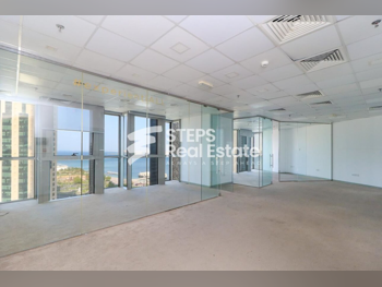 مكاتب تجارية - نصف مفروشة  - الدوحة  - الخليج الغربي