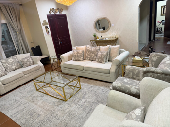 Sofas, Couches & Chairs Sofa Set - Fabric - With Table