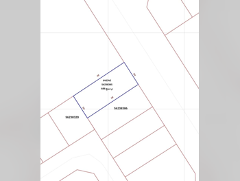 اراضي للبيع  في الريان  - عين خالد  -المساحة 686 متر مربع