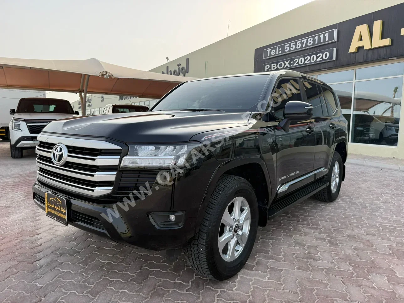 تويوتا  لاند كروزر  جي اكس ار توين توربو  2025  اوتوماتيك  13,000 كم  6 سلندر  دفع رباعي  اس يو في  أسود  تحت الضمان