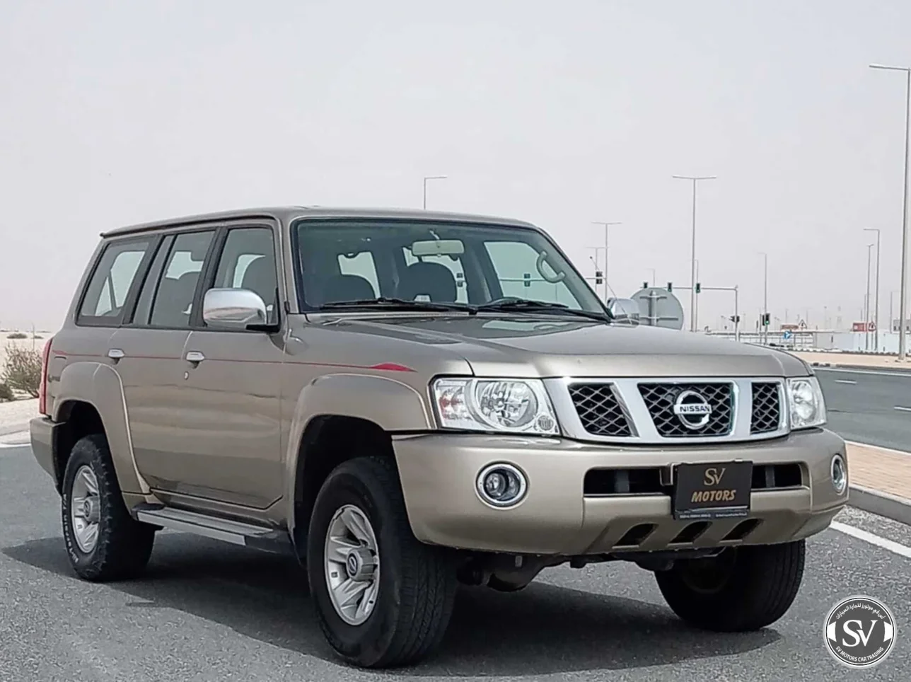 Nissan  Patrol  Safari  2021  Automatic  61,000 Km  6 Cylinder  Four Wheel Drive (4WD)  SUV  Gold