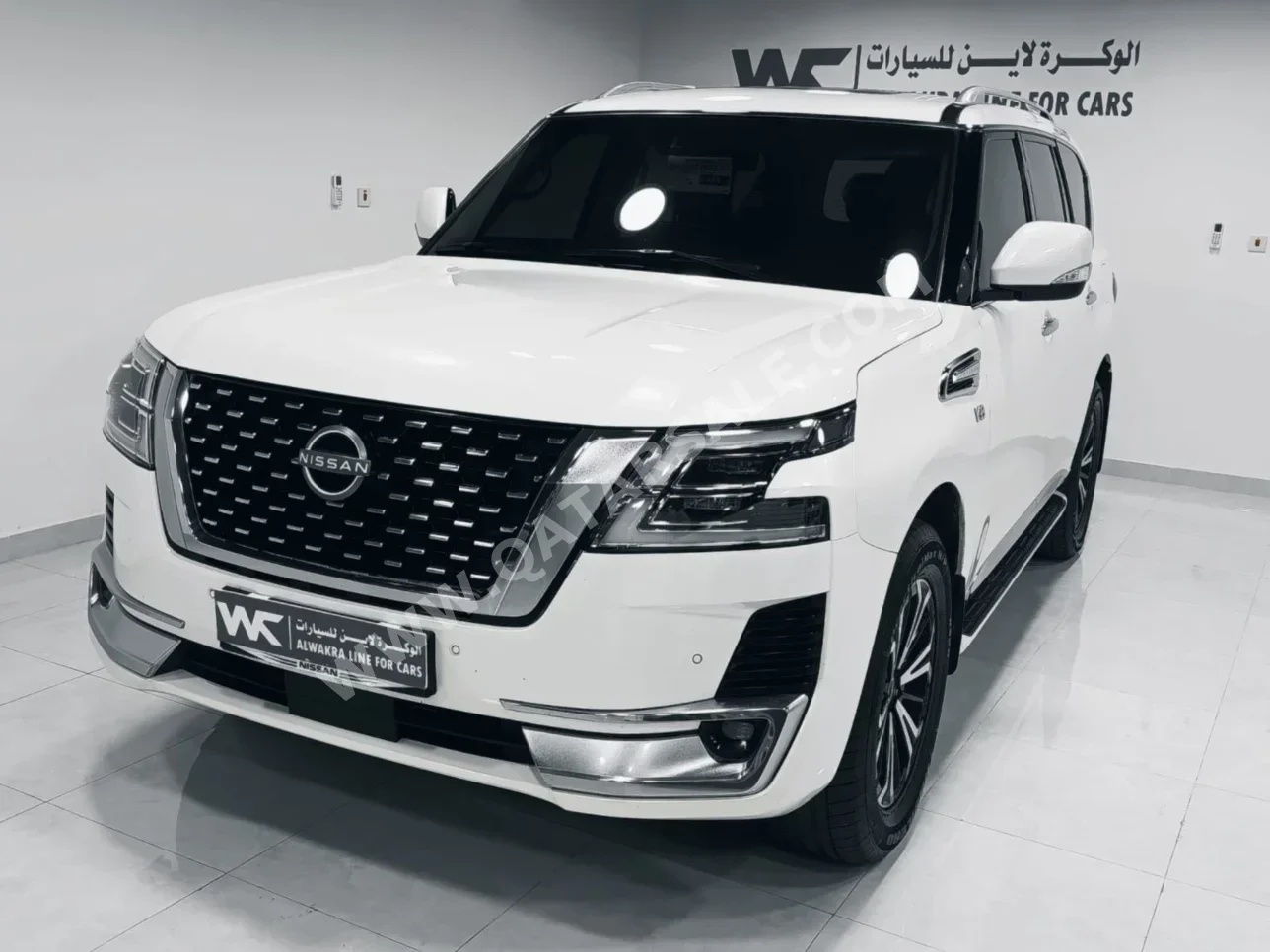 Nissan  Patrol  Titanium  2023  Automatic  69,000 Km  6 Cylinder  Four Wheel Drive (4WD)  SUV  White